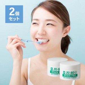 送料無料 薬用重曹ステインプロ ホワイトニングパウダー 2個セット 日本製 医薬部外品 美白パウダー 磨くだけ 薬用ホワイトニング ステイ