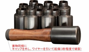 APS Hakkotsu CO2サウンドスタングレネード ThunderB スターターキット 九八式タイプ スティック シェル12個セット 98式