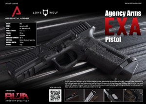 RWA グロックカスタム Agency Arms EXA Pistol メタルスライド ガスブローバック