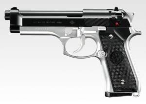 東京マルイ・M92F フレームシルバー ステンレスタイプ 【ハイグレード/ホップアップ】 エアーハンドガン（10才用モデル）02P07Feb16 