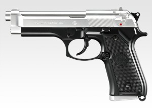 東京マルイ・M92F スライドシルバー ステンレスタイプ 【ハイグレード/ホップアップ】 エアーハンドガン（10才用モデル）02P07Feb16 