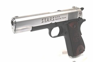《三太郎の日5％OFFクーポン》マルイ・M1911A1 ガバメント対応 メタルスライド一式&ウッドグリップパネルセット STARS バイオハザード カ