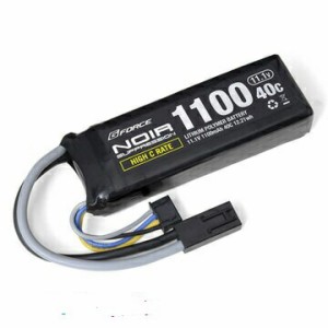 G FORCE　高レート40C　Noir Suppression Li-Po 11 .1V 1100mAh 40C ミニSバッテリー互換タイプ 