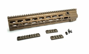 《3%OFFクーポン有》AD HK416用　GEISSELE タイプ SMR 14.5インチ ハンドガード DE 　マルイ次世代HK416対応 