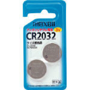 日立マクセル [日用品・ペット】乾電池] マクセルボタン電池 2個入CR2032-2BS