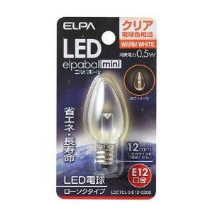 朝日電器 LED電球 ローソク型 E12