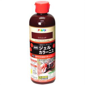 アサヒペン AP ジェルカラーニス 270ML ワインレッド