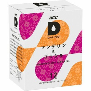 UCC 上島珈琲 UCC DRIP POD(ドリップポッド) マンデリン＆ブラジル 1箱(12個)