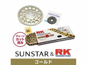 SUNSTAR サンスター スプロケット＆チェーンキット 品番:KR42003 STEED400 VLX/VLS サイズ:525