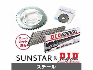 SUNSTAR サンスター スプロケット＆チェーンキット 品番:KD31705 SR400(520コンバート) サイズ:520