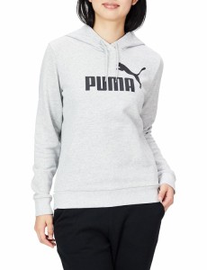 PUMA プーマ ESS_ロゴ_フーディースウェット (588712) [色 : LIGHT_GRY_HE] [サイズ : M]