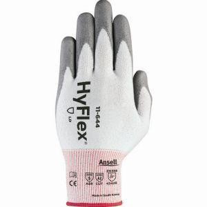 アンセル 耐切創手袋 ハイフレックス 11-644 グレー XLサイズ (1164410 1324)