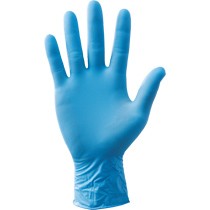 川西工業 GloveMania ニトリル 極薄手袋 粉なし 使いきりタイプ 左右兼用 100枚入 #2041 ブルー L