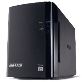 BUFFALO バッファロー ドライブステーション ミラーリング機能 USB3.0 外付けハードディスク 2ドライブ 8TB(HD-WL8TU3/R1J)