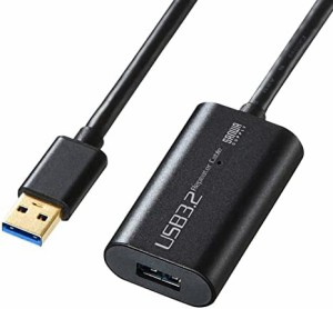 SANWASUPPLY サンワサプライ USB3.2アクティブリピーターケーブル5m KB-USB-R305