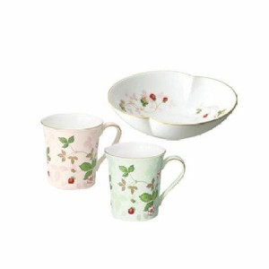 ウェッジウッド(Wedgwood) 【正規輸入品】ウェッジウッド ワイルドストロベリー パステル ティータイム セット 結婚祝い プレゼント 1053