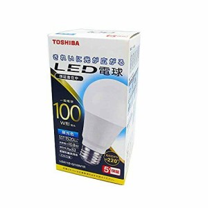 TOSHIBA 東芝 東芝 LED電球 100W相当 全方向 昼光色 E26口金 1P 密閉器具対応 LDA11D-G/100V1R