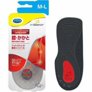 レキットベンキーザー ドクターショール インバランス フットストレス吸収インソール 膝・かかと M-Lサイズ  1足