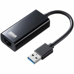 SANWASUPPLY サンワサプライ USB3.2-LAN変換アダプタ(ブラック) USB-CVLAN1BKN