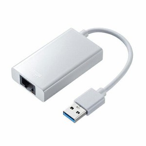 SANWASUPPLY サンワサプライ USB3.2-LAN変換アダプタ(USBハブポート付・ホワイト) USB-CVLAN3WN