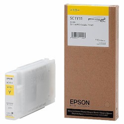 EPSON エプソン SureColor用 インクカートリッジ/110ml(イエロー) SC1Y11