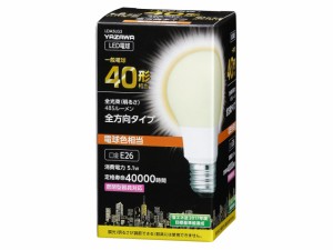 YAZAWA ヤザワ 一般電球形LED 40W相当 電球色  LDA5LG3 1個