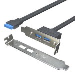 HENKANMEIJIN 変換名人USB3.0PCIブラケットPCIB-USB3/2FL(PCIB-USB3/2FL)