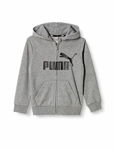 PUMA プーマ ESS_ビッグロゴ_フーデッドジャケ (848437) [色 : MEDIUM_GRY_H] [サイズ : 150]