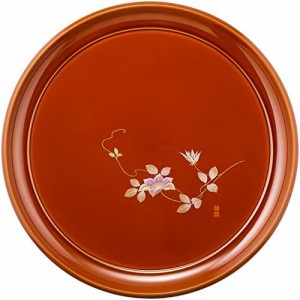 中西工芸(Nakanishi-kougei) 紀州塗 紀の里 春慶8.0丸盆  2377005