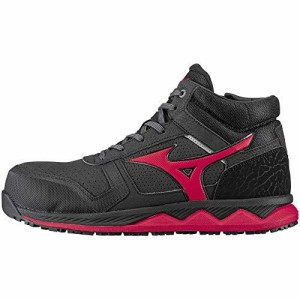 MIZUNO ミズノ ミズノ プロテクティブスニーカーオールマイティ ZW43H ブラック×レッド 25.5 (F1GA20030925.5 7217)