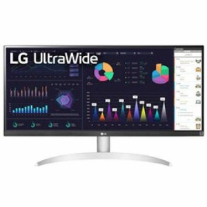 LG LG電子 LG 29インチ  IPS液晶パネル 21:9ウルトラワイドモニター フリッカーセーフ/ブルーライト低減モード 29WQ600-W(29WQ600-W)