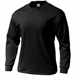 ウンドウ(Wundou) タフドライ長袖Tシャツ P-175 ブラック(34) サイズ:XXL