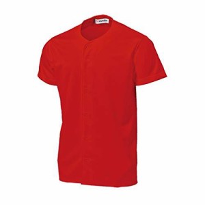 ウンドウ(Wundou) ベーシックベースボールシャツ P-2700 レッド(11) サイズ:S