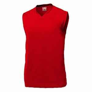 ウンドウ(Wundou) ベーシックバスケットシャツ P-1810J レッド(11) サイズ:120