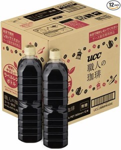 UCC #職人の珈琲 無糖 ラベルレス 900ml×12本 504247