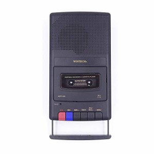 WINTECH ポータブルテープレコーダーHCT-03ブラック