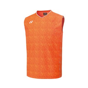 YONEX ヨネックス メンズゲームシャツ(ノースリーブ) (10481) [色 : オレンジ] [サイズ : S]