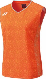 YONEX ヨネックス ウィメンズゲームシャツ(ノースリーブ) (20678) [色 : オレンジ] [サイズ : S]