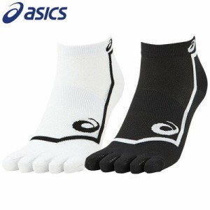 ASICS アシックス 2足組5本指ソックス 3093A027 Bホワイト(100) サイズ:S