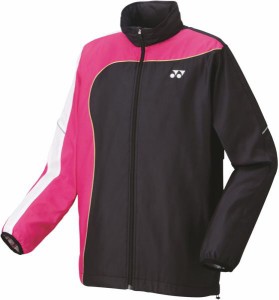 YONEX ヨネックス ユニウラジツキウィンドウォーマーシャツ (70081) [色 : ブラック/ピンク] [サイズ : L]