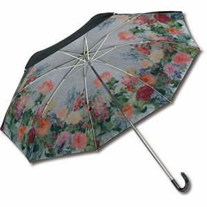 ユーパワー アーチストブルーム 折りたたみ傘/晴雨兼用 ジュリア・プリントン「カッティングガーデン」
