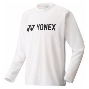 YONEX ヨネックス ヨネックス ユニ ロングスリーブTシャツ 品番:16158 カラー:ホワイト(011) サイズ:SS
