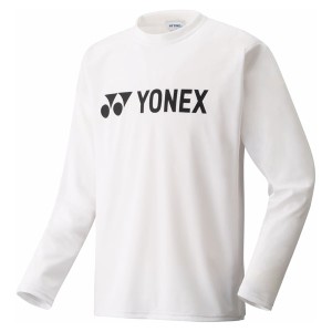 YONEX ヨネックス ヨネックス ユニ ロングスリーブTシャツ 品番:16158 カラー:ホワイト(011) サイズ:S