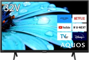 SHARP シャープ シャープ 32V型 液晶 テレビ アクオス 2T-C32EF1 ネット動画対応 Android TV Dolby Audio対応