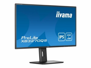 IIYAMA イイヤマ モニター ディスプレイ 31.5インチ WQHD 2560×1440 IPS方式 高さ調整 角度調整 HDMI DisplayPort DVI-D 全ケーブル付 X