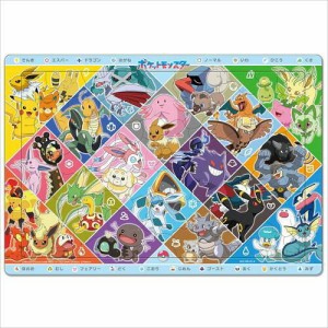 テンヨー 子供向けパズル ポケットモンスター ポケモンのタイプわかるかな? 80ピース 【チャイルドパズル】MC-80-616