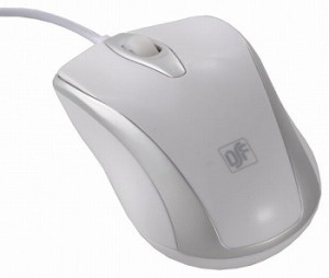 OHM オーム電機 【快適グリップ】光学式マウス Mサイズ ホワイト PC-SMO1M-W