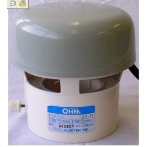 OHM オーム電機 00-6578 トイレ換気扇・先端型 VT-17