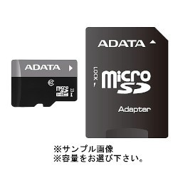 A-DATA Premier microSDHCカード64GB UHS-I CLASS10 SD変換アダプター付属(AUSDX64GUICL10-RA1)