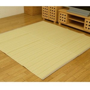 イケヒコ・コーポレーション 洗える PPカーペット アウトドア ペット ベージュ 本間6畳(約286×382cm)